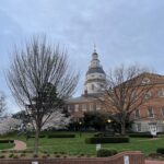 Large building of the state capital of Maryland, Annapolis.
